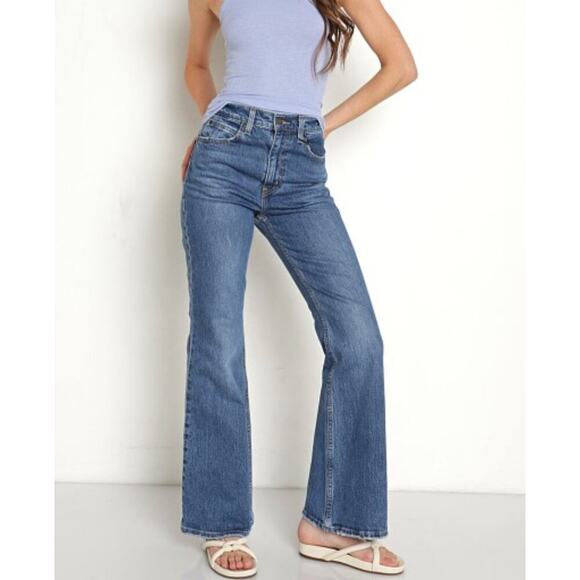 Levi's Denim - Levis 70s High Flare Sonoma Step Jeans 26 Ultra High Rise Bell Bottom Retro
